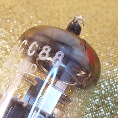 Amperex 6DJ8 tNOS AT1000 TESTED Vacuum Tube Heerlen Small Halo Getter GA7 GAA GAC T4 ECC88 dual triode 1962-1968 image 6