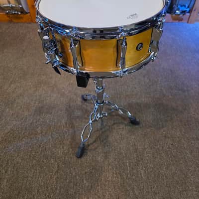 Yamaha Stage Custom Birch 5.5x14 Snare Drum - Natural Wood image 1