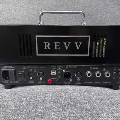 REVV G20 2-Channel 20-Watt Guitar Amp Head with Reactive Load and Virtual Cabinets 2020 - 2021 - Black image 2