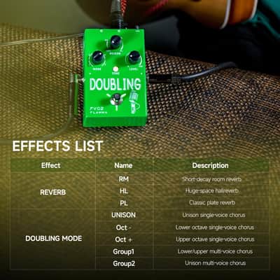 FLAMMA FV02 Vocal Processor Doubling Effects Pedal (Price includes the import duty for US buyer) image 3