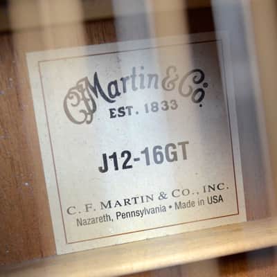 Martin J12-16GT 12 String Acoustic Guitar image 11