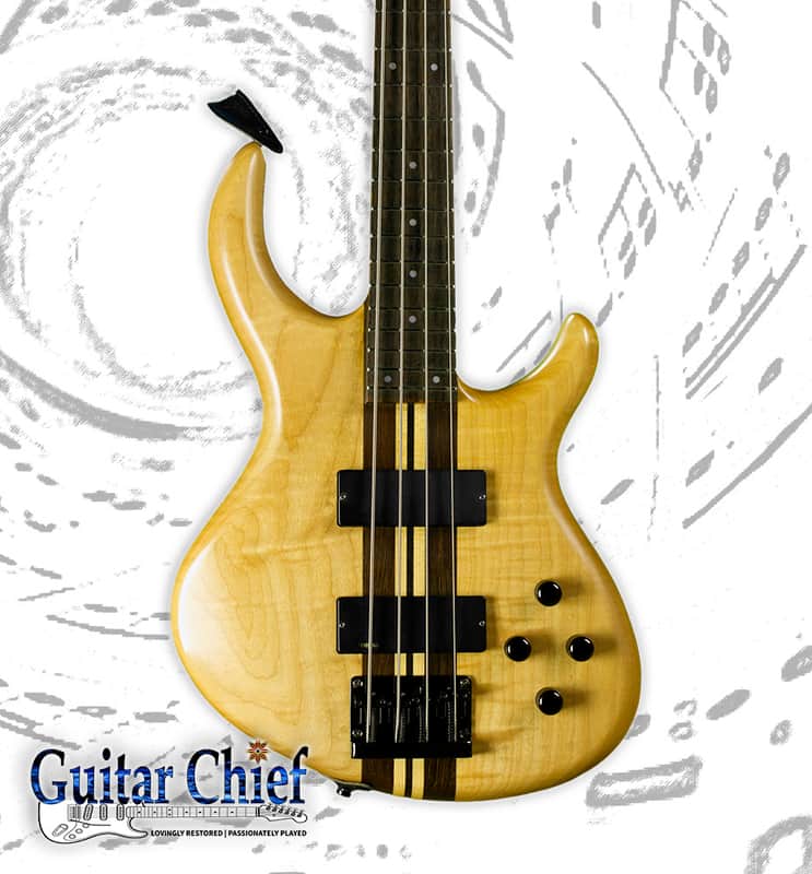 Tobias Toby Pro 4 String Bass Guitar Natural Quilt Maple Body image 1