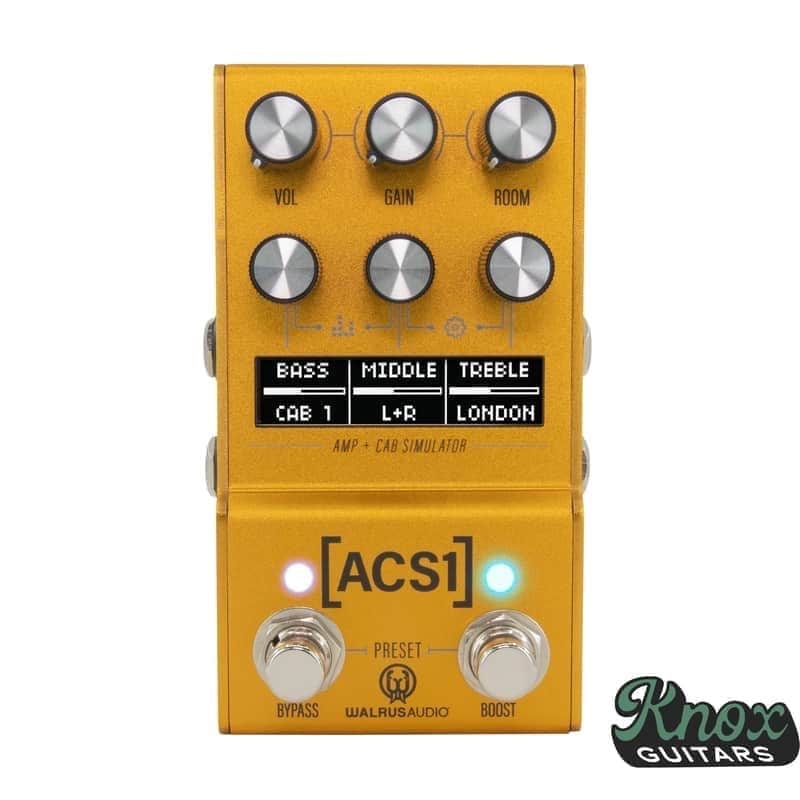 NEW Walrus Audio Mako ACS1 MKII Amp + Cab Simulator 2024 - Present - Gold image 1