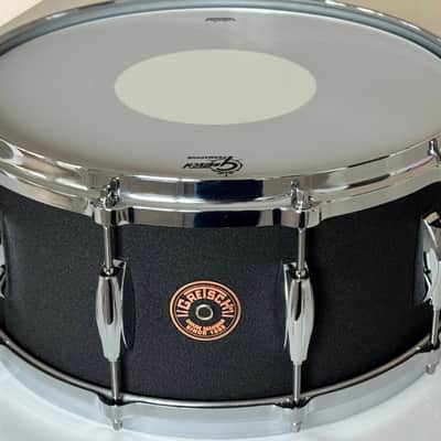 Gretsch G4164BC USA Custom Black Copper 6.5x14" 10-Lug Snare Drum 2018 - Present - Black image 1