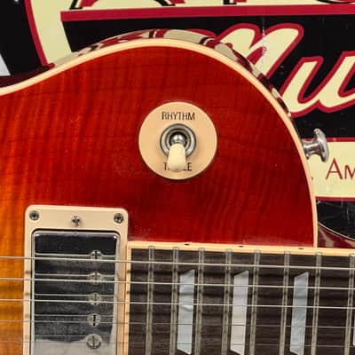 Gibson LPS15H3CH1 100th Anniversary Les Paul Standard Robot Guitar with Case 2015 - Heritage Cherry Sunburst Candy image 4