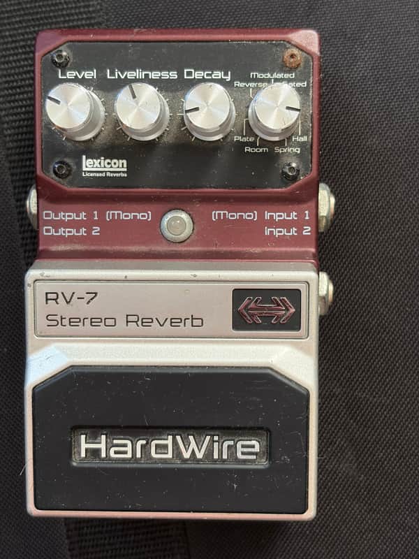 DigiTech Hardwire RV-7 Stereo Reverb