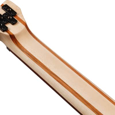 Ibanez EHB600 Headless 4-String Bass Guitar, Jatoba Fingerboard, Charred Champagne Burst Matte image 5