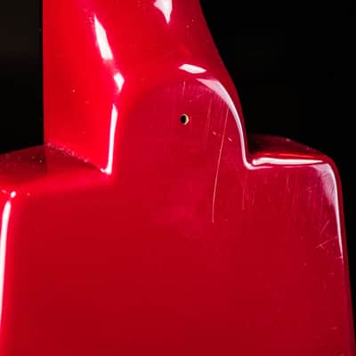1988 Hohner B2 Headless Bass red image 8