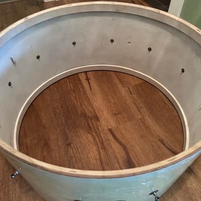 Ludwig & Ludwig 28" Concert Bass Drum PROJECT Vintage 20's 30's White Marine Pearl image 12