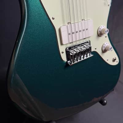 Squier FSR Paranormal Jazzmaster XII 12-String Electric Guitar Sherwood Green image 6