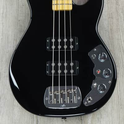 G&L USA CLF Research L-2000 Electric Bass Maple Fretboard Jet Black w/ Hard Case image 3