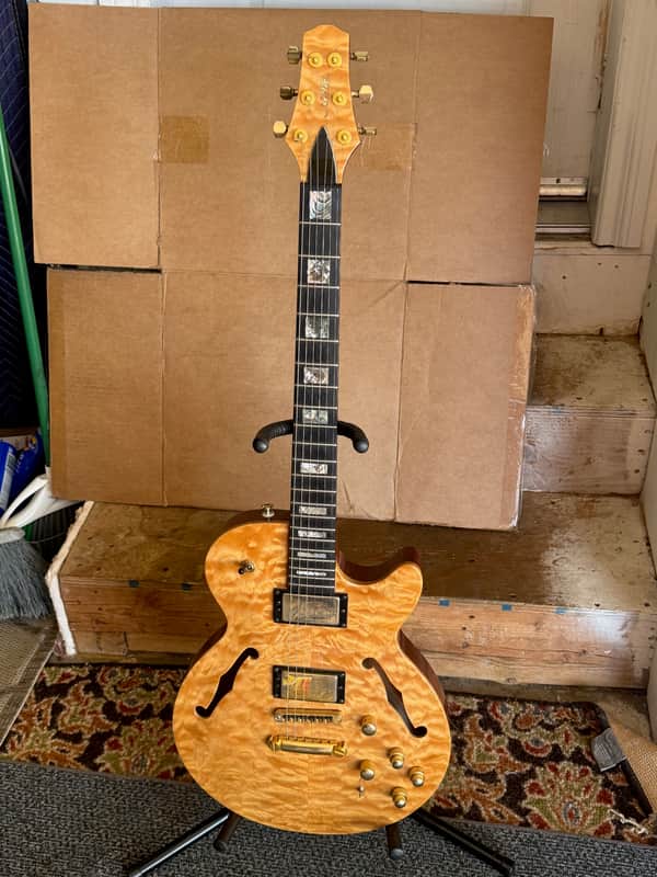 Carvin Carvin SH575 Synth Access Guitar 2008-15 - Blonde Maple image 1