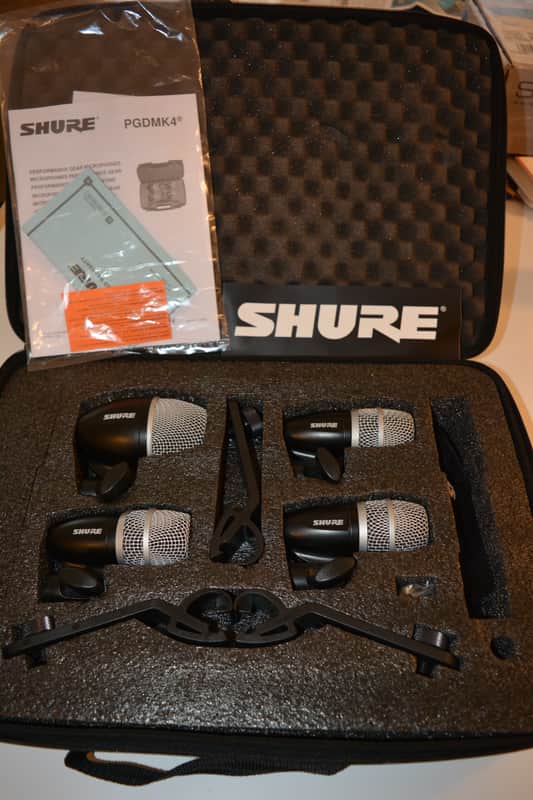 Shure PGDMK4-XLR Drum Micophone Kit w/1xPG52 & 3xPG56 image 1