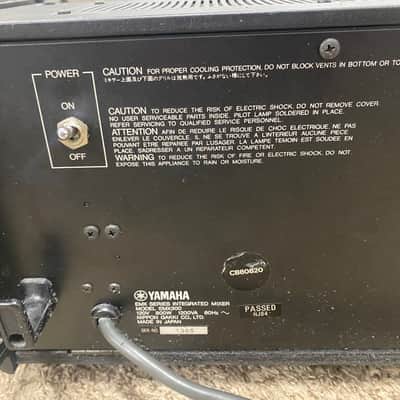 Yamaha EMX300 12 Channel/3 Buss 250W Stereo Powered Mixer 1980's image 10