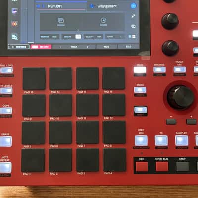 AKAI MPC ONE+ Standalone MIDI Sequencer w/128GB SD card and Expansions - Red image 4