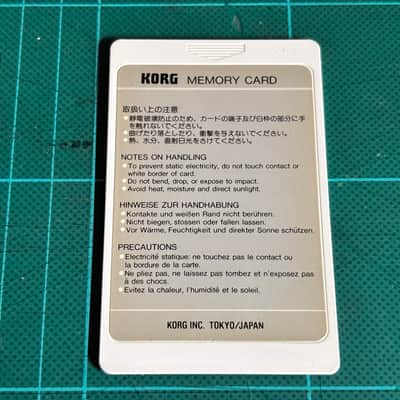 KORG M1 PROGRAM CARD AKIRA MPC-11 image 2