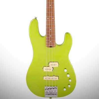 Charvel Pro-Mod San Dimas Bass PJ IV - Lime Green Metallic image 2