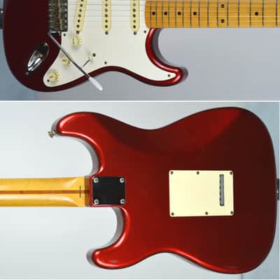 Fender '54 Reissue Stratocaster MIJ 1988 Candy Apple Red Japan image 3