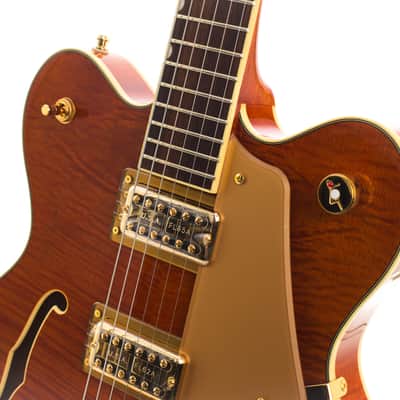 Gretsch Limited Edition Electromatic Flame Okoume Broadkaster 2025 - Present - Roundup Orange image 6