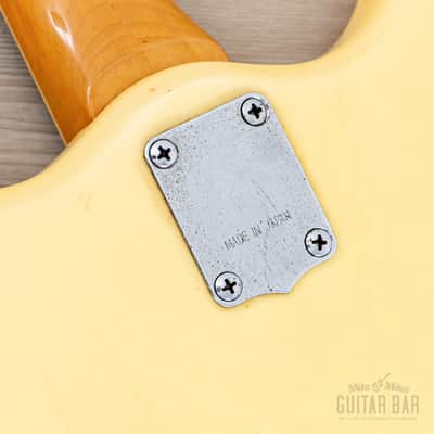 1970s Mosrite Ventures Model “Avenger” Vintage Electric Guitar White w/ Moseley Vibrato, Firstman Japan image 16