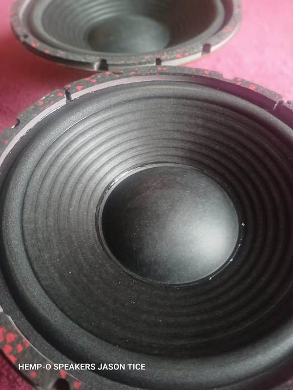 12" WOOFER PAIR 4 LAYER HI FI HI SENSITIVITY BEASTS LOW Fs ? CELESTION? UPGRADE REPLACEMENT PROJECT WOOFERS PMR SPEAKERS image 1