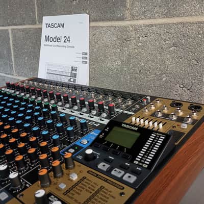 TASCAM Model 24 Multitrack Recorder / Mixer / USB Interface - Black with Wood Cheeks image 4