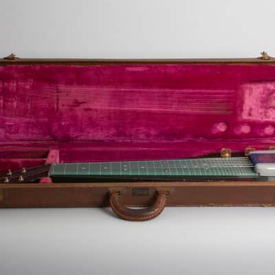 Gibson Century 6 Lap Steel Electric Guitar (1952), original brown hard shell case. image 10
