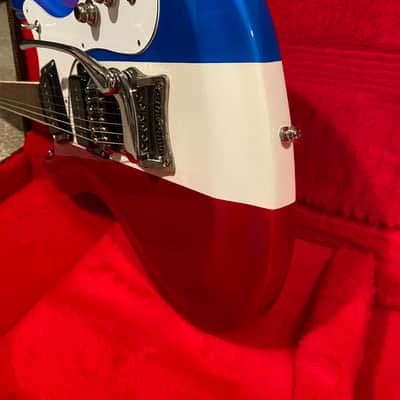 Mosrite “The Ventures" (1965) ~ ”Salesman Sample”~ Red White & Blue image 15