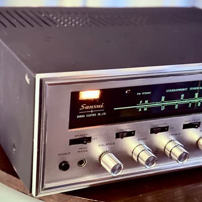 🎶✨ Sansui 1000A Tube AM/FM Stereo Receiver — Serviced & Cleaned by Cove Electronics, Fully Tested Working, w/ Original Tube Cage (7591 Output) image 4