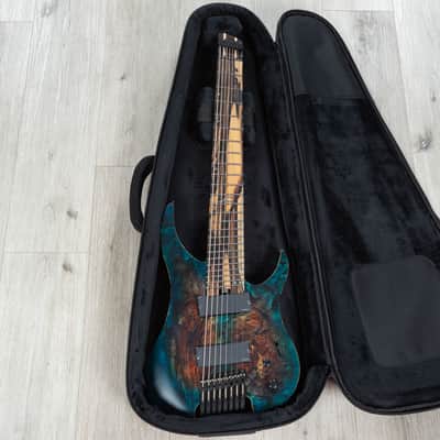 Legator Ghost G8FX Headless Multi-Scale 8-String Guitar, Fishman Fluence, Galaxy image 10