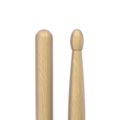 PRO-MARK TX747BW Super Rock Sticks Hickory, Wood Tip - Drumsticks image 3