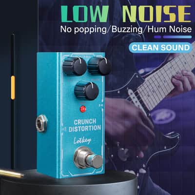 Crunch Distortion Guitar Pedal, Lotkey Electric Effects Pedals Mini Single Type DC 9V True Bypass image 4