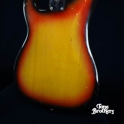 ALL ORIGINAL, 8.3LB! 1969 Fender Precision Bass Sunburst image 6