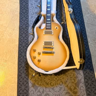 Left Handed Gibson Les Paul Standard with '60s Neck Profile 2005 Latte Cream Burst image 2