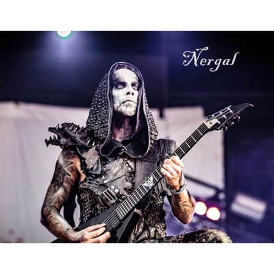 ESP LTD HEX-200 Nergal Signature Guitar - Black Satin image 7