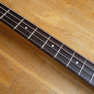 Fernandes Limited Edition Dinky Bass PJS-42 MIJ 1988 Black Lefty image 4