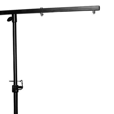 ProX Portable DJ 9FT T-Bar Lighting Stands w Square Bars Pair & Accessories Case image 4