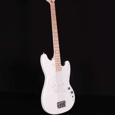 Squier Sonic Bronco Bass, Maple FB, Arctic White image 8
