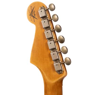 Fender Custom Shop LTD 1964 L-Series Stratocaster Heavy Relic Aged Daphne Blue (855) image 5