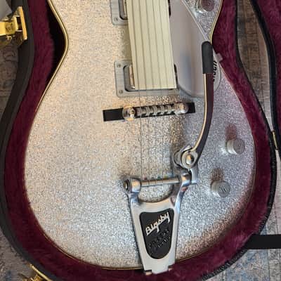 Gretsch G6129 Players Edition Jet Silver Sparkle image 18