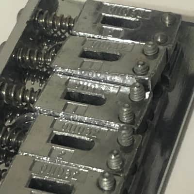 Vintage Fender 70s Tele Deluxe Bridge Thinline Hardtail Original 011032 Saddles 52.8mm String Spacing image 17