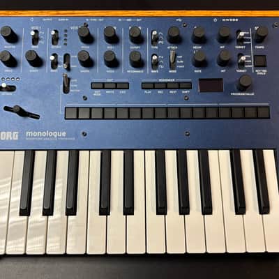 Korg Monologue Monophonic Analog Synthesizer 2016 - Present - Blue
