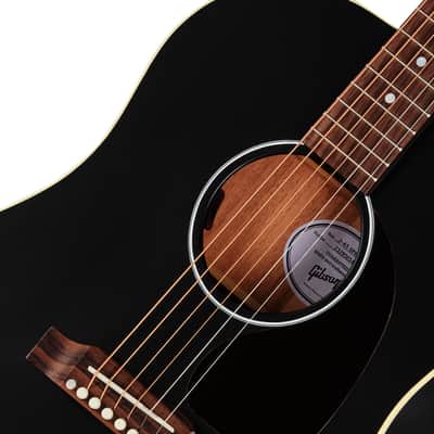 Gibson J-45 Special Acoustic Electric Guitar - Satin Ebony image 8