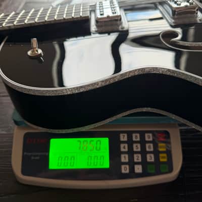 Gretsch Falcon Hollow Body w/String-Thru Bigsby & Chrome Hardware - Black image 8