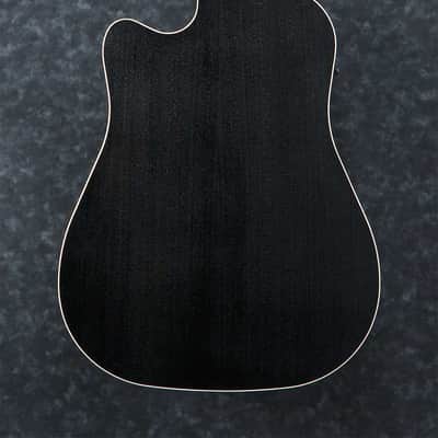 IBANEZ AW84CE-WK Dreadnought Elektro-Akustik-Gitarre wethered black image 6