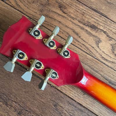 Vintage 1970s Greco EG 480 Electric Guitar LP Custom Burst Maxon Pickups les paul image 10