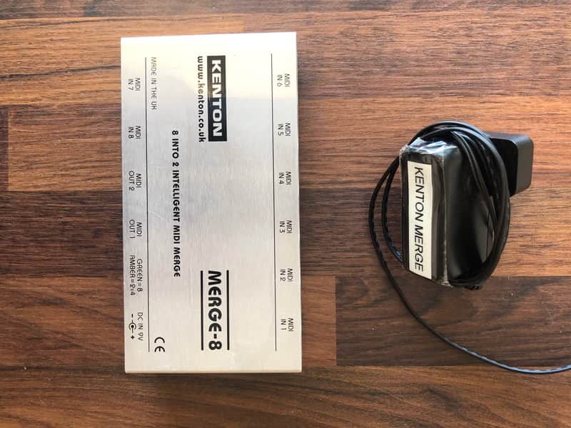 Kenton Merge 8 ,8 to 1 or dual 4 to 1 midi merge unit image 1