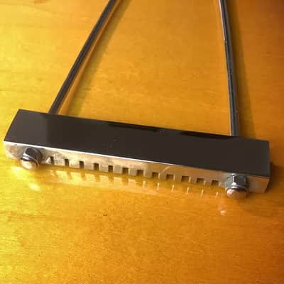 Gibson ES 12 String tailpiece 1965 - 1977 chrome image 6