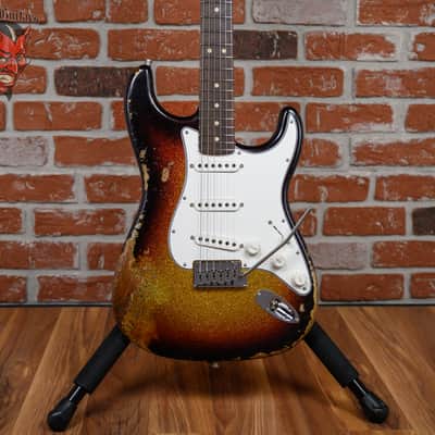 Fender Custom Shop SR25 Custom Deluxe Stratocaster Heavy Relic 3-Tone Sunburst Sparkle 2026 w/OHSC image 1