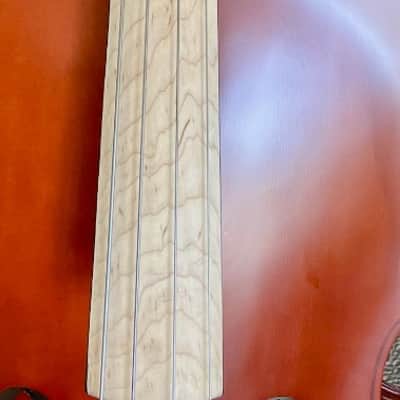 Palatino VB-004 Crack-Resistant Upright Bass with Padded Bag, 3/4 Size image 15